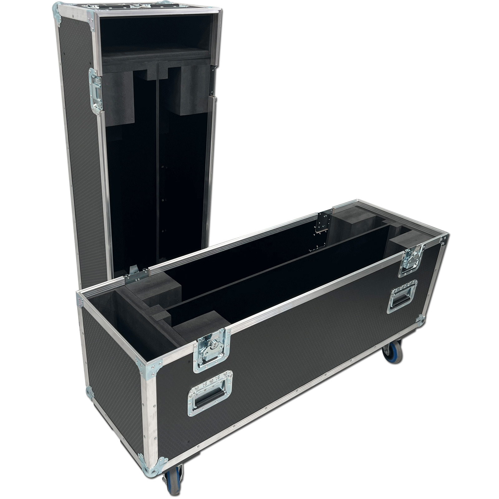 50 Plasma LCD TV Twin Flight Case for Phillips 50PF9966 50inch